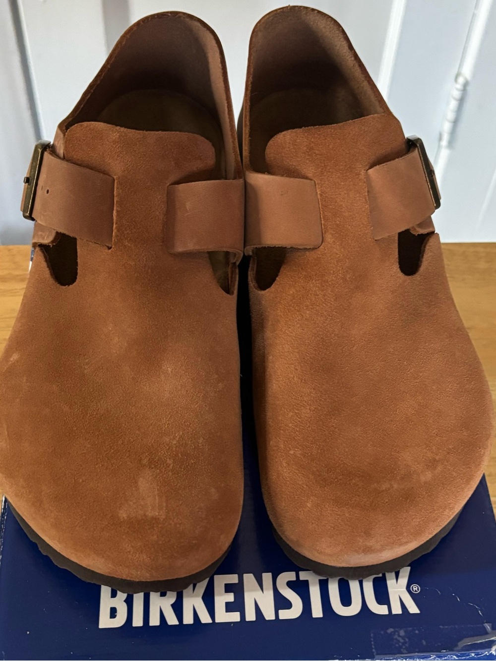 Birkenstock London Mixed Leather Mink 42 - Like New